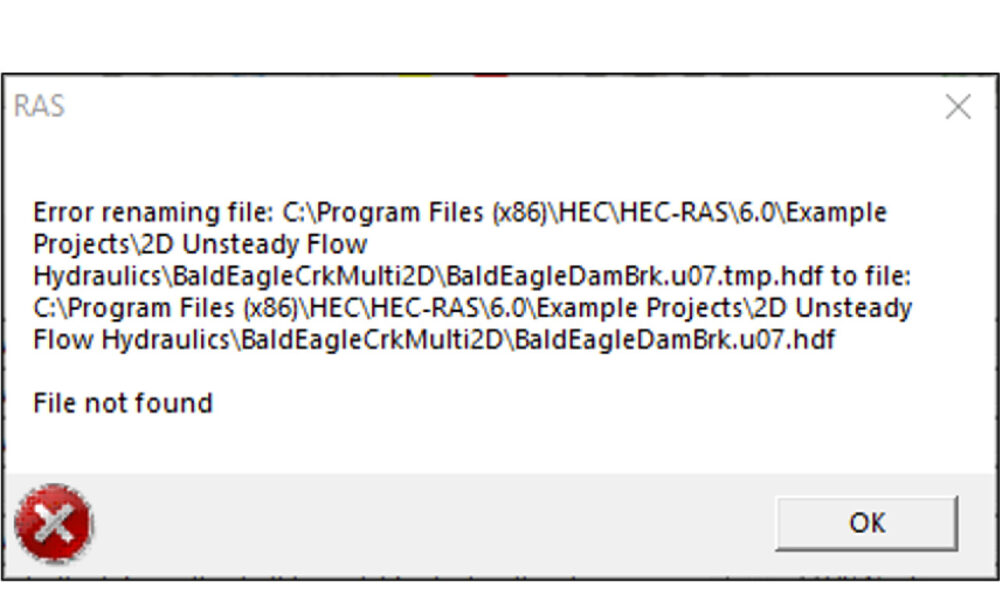 HEC-RAS Project Example