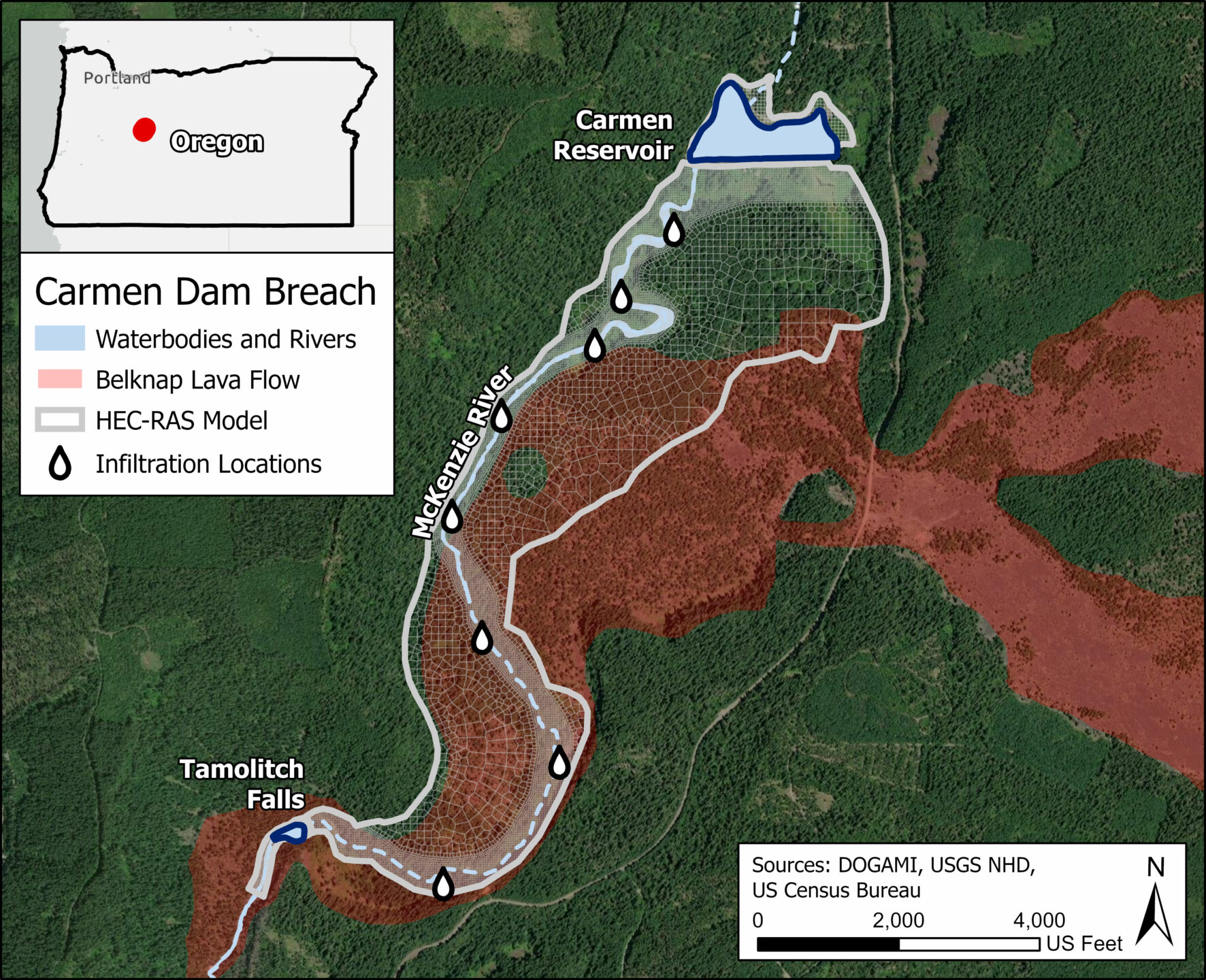 Carmen Dam Breach Analysis - Kleinschmidt